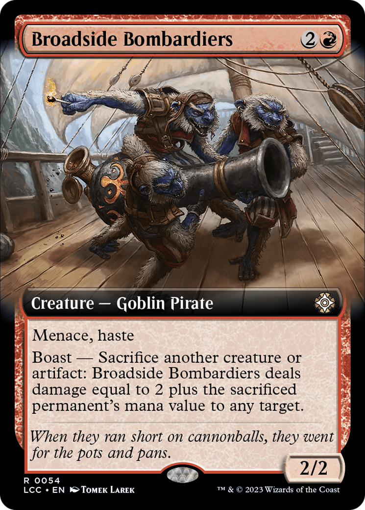 Broadside Bombardiers (Extended Art) [The Lost Caverns of Ixalan Commander] | Gam3 Escape