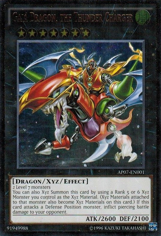 Gaia Dragon, the Thunder Charger [AP07-EN001] Ultimate Rare | Gam3 Escape
