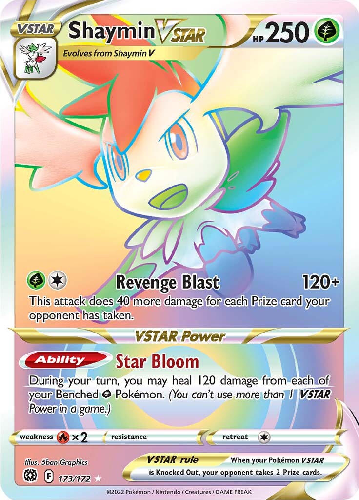 Shaymin VSTAR (173/172) [Sword & Shield: Brilliant Stars] | Gam3 Escape