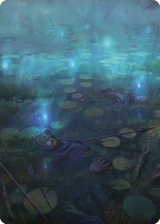 The Dead Marshes Art Card [The Lord of the Rings: Tales of Middle-earth Art Series] | Gam3 Escape