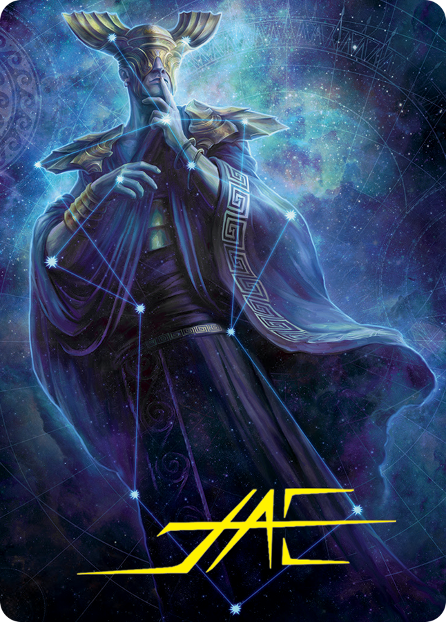 Atris, Oracle of Half-Truths Art Card (Gold-Stamped Signature) [March of the Machine Art Series] | Gam3 Escape