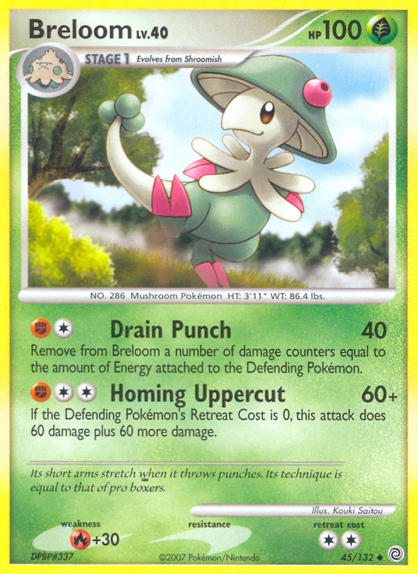 Breloom (45/132) [Diamond & Pearl: Secret Wonders] | Gam3 Escape