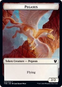 Pegasus // Satyr Double-sided Token [Theros Beyond Death Tokens] | Gam3 Escape