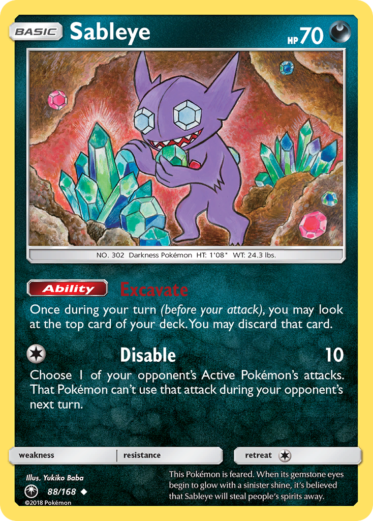 Sableye (88/168) [Sun & Moon: Celestial Storm] | Gam3 Escape