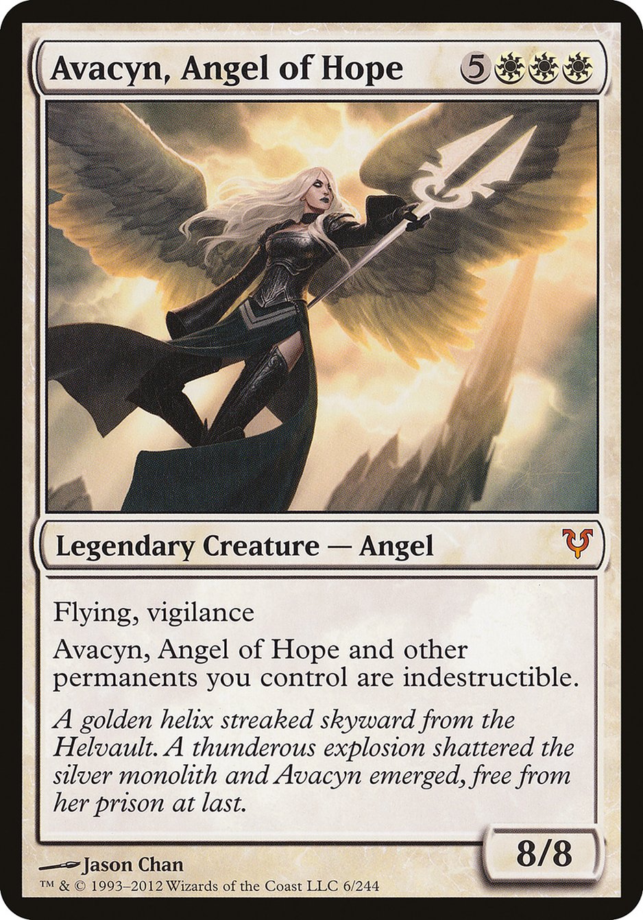 Avacyn, Angel of Hope (Oversized) [Open the Helvault] | Gam3 Escape