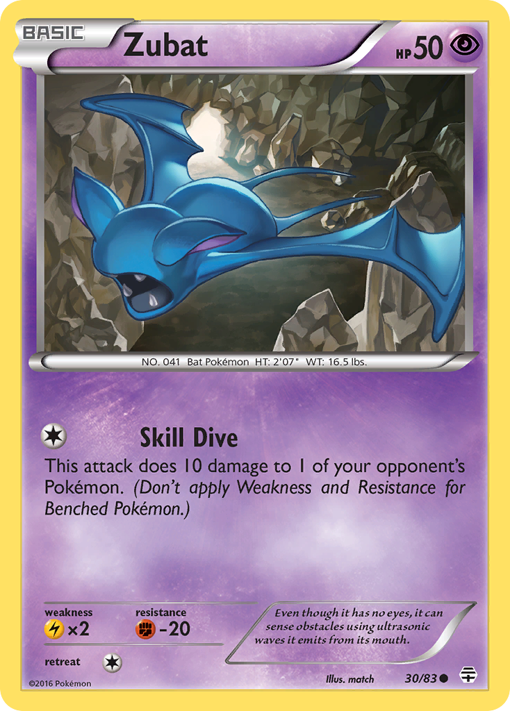 Zubat (30/83) [XY: Generations] | Gam3 Escape