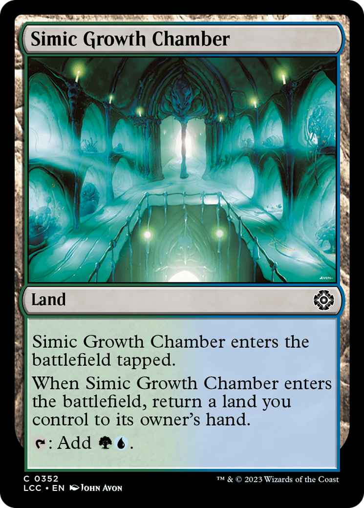 Simic Growth Chamber [The Lost Caverns of Ixalan Commander] | Gam3 Escape