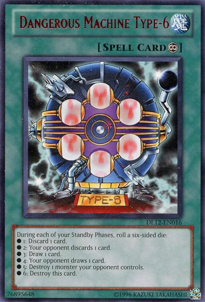 Dangerous Machine Type-6 (Red) [DL12-EN016] Rare | Gam3 Escape