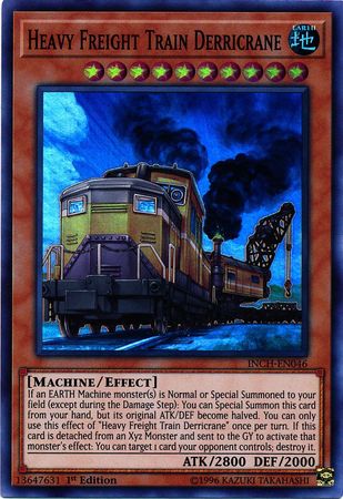 Heavy Freight Train Derricrane [INCH-EN046] Super Rare | Gam3 Escape