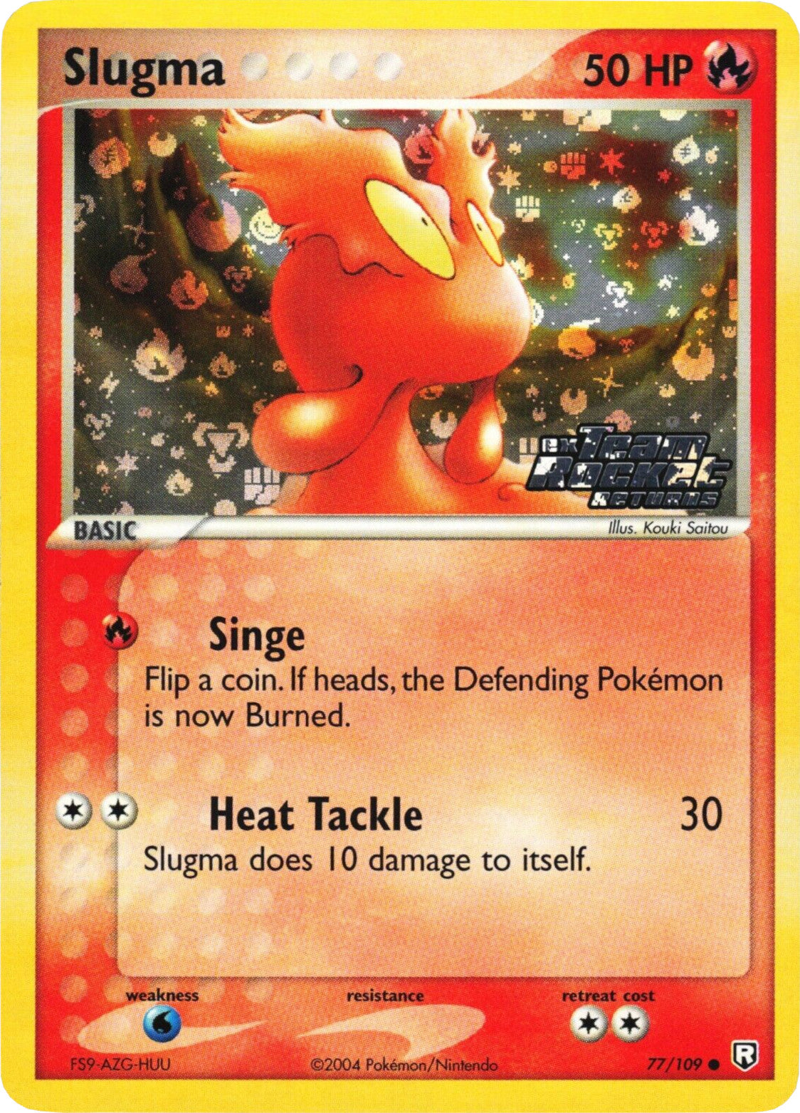 Slugma (77/109) (Stamped) [EX: Team Rocket Returns] | Gam3 Escape