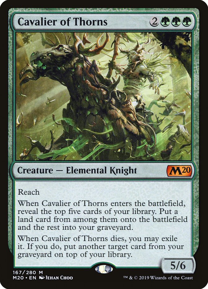 Cavalier of Thorns [Core Set 2020] | Gam3 Escape