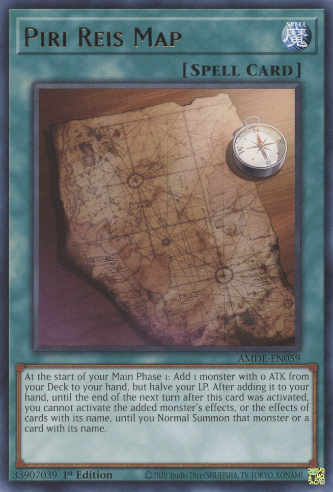 Piri Reis Map [AMDE-EN059] Rare | Gam3 Escape