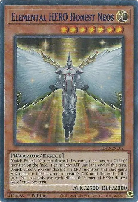 Elemental HERO Honest Neos (Blue) [LDS3-EN102] Ultra Rare | Gam3 Escape