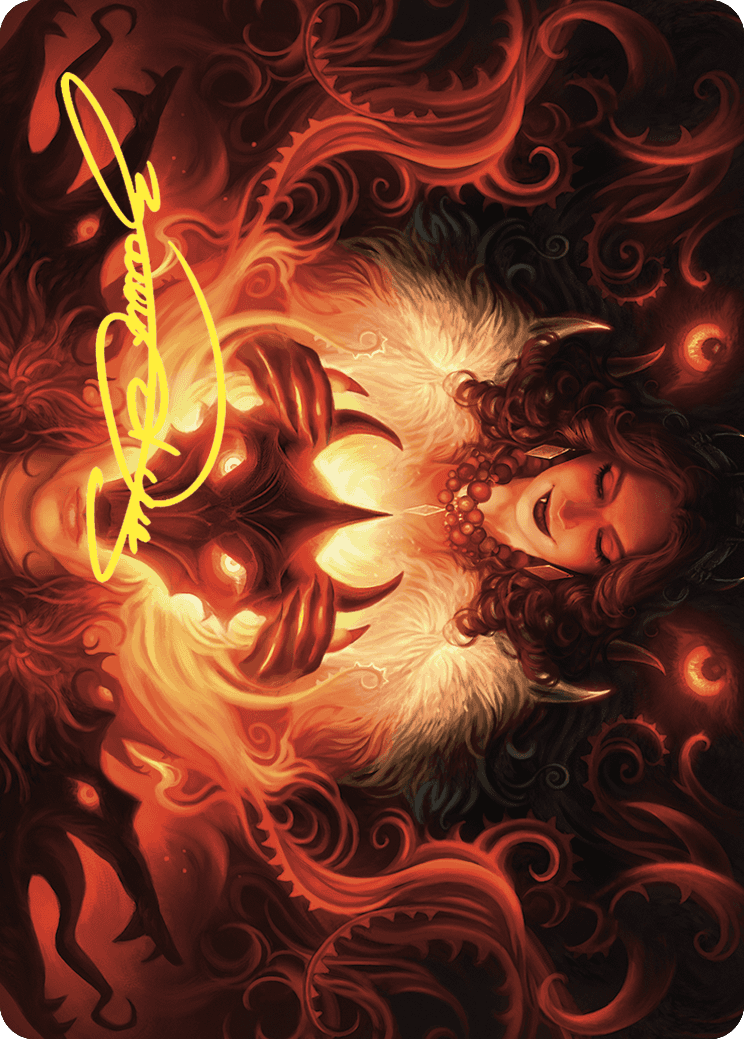 Witch's Mark Art Card (Gold-Stamped Signature) [Wilds of Eldraine Art Series] | Gam3 Escape