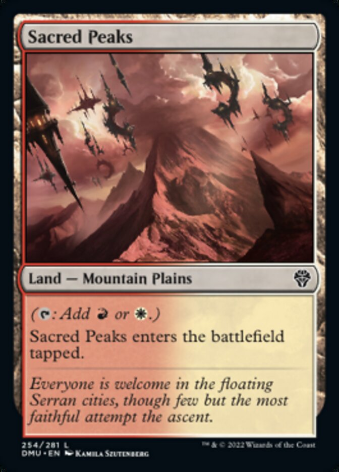 Sacred Peaks [Dominaria United] | Gam3 Escape