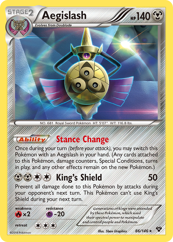 Aegislash (86/146) [XY: Base Set] | Gam3 Escape