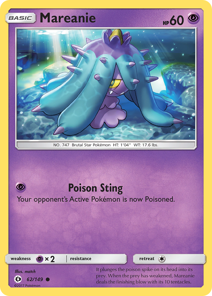 Mareanie (62/149) [Sun & Moon: Base Set] | Gam3 Escape