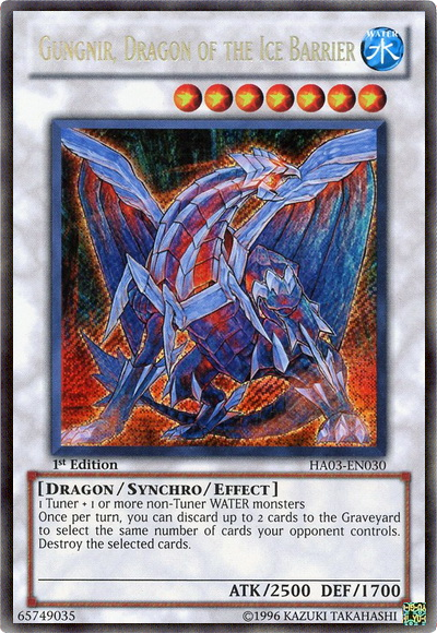 Gungnir, Dragon of the Ice Barrier [HA03-EN030] Secret Rare | Gam3 Escape