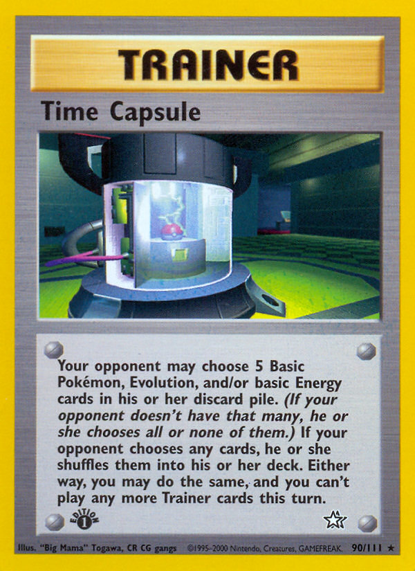 Time Capsule (90/111) [Neo Genesis 1st Edition] | Gam3 Escape