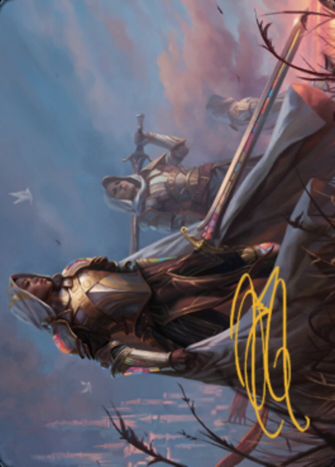 Danitha, Benalia's Hope Art Card (Gold-Stamped Signature) [Dominaria United Art Series] | Gam3 Escape