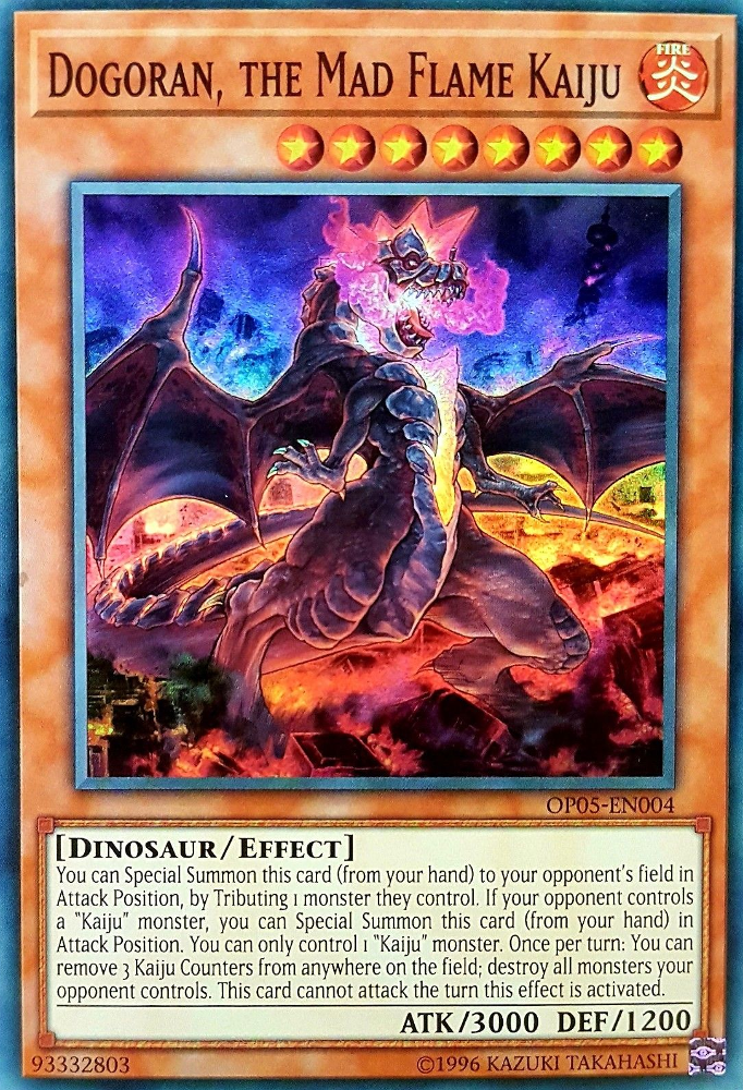 Dogoran, the Mad Flame Kaiju [OP05-EN004] Super Rare | Gam3 Escape