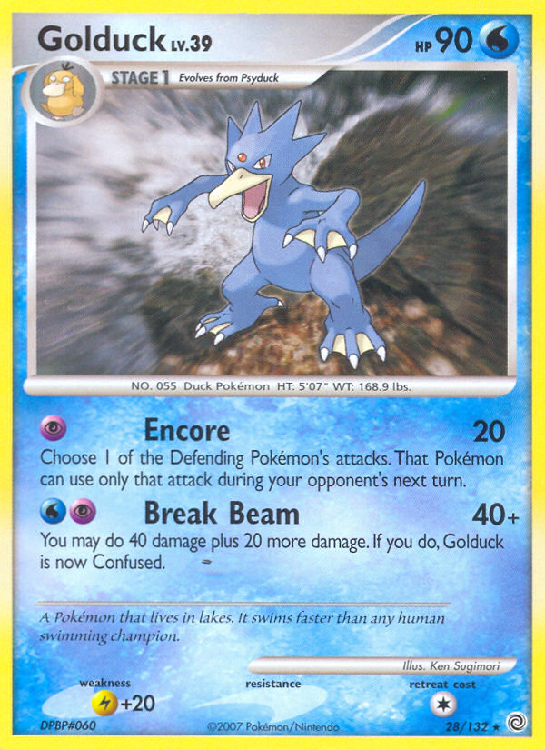 Golduck (28/132) [Diamond & Pearl: Secret Wonders] | Gam3 Escape