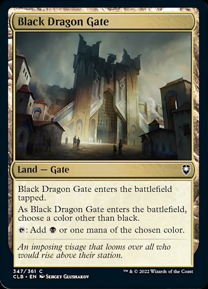 Black Dragon Gate [Commander Legends: Battle for Baldur's Gate] | Gam3 Escape