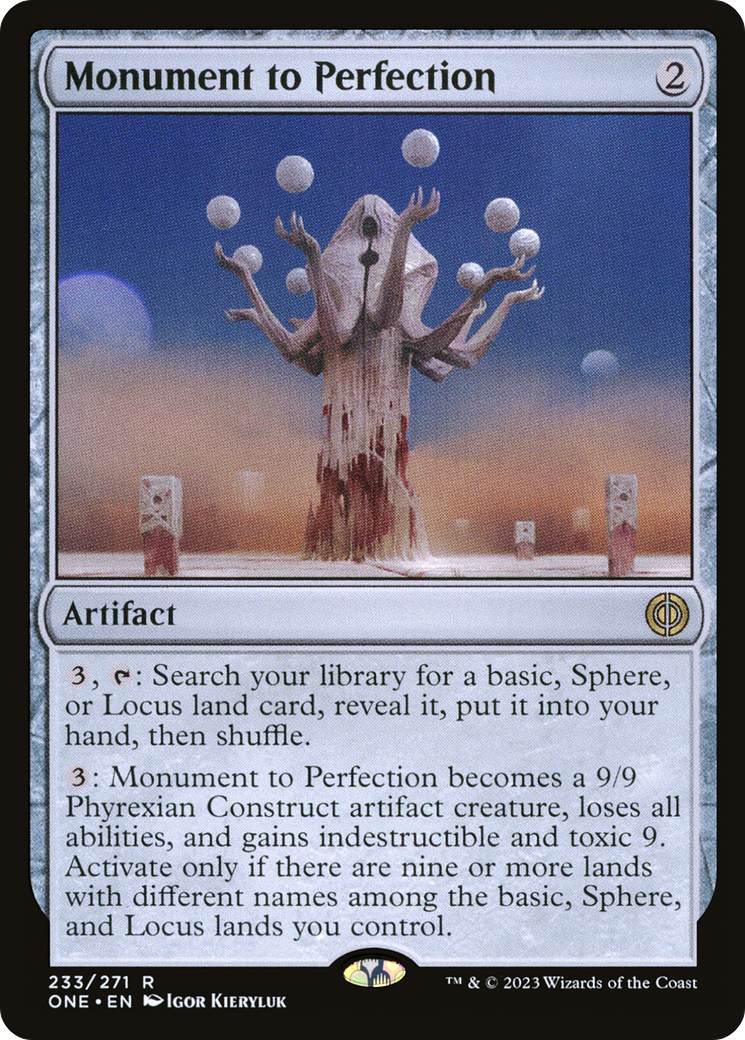 Monument to Perfection [Phyrexia: All Will Be One] | Gam3 Escape