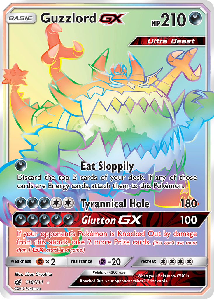 Guzzlord GX (116/111) [Sun & Moon: Crimson Invasion] | Gam3 Escape