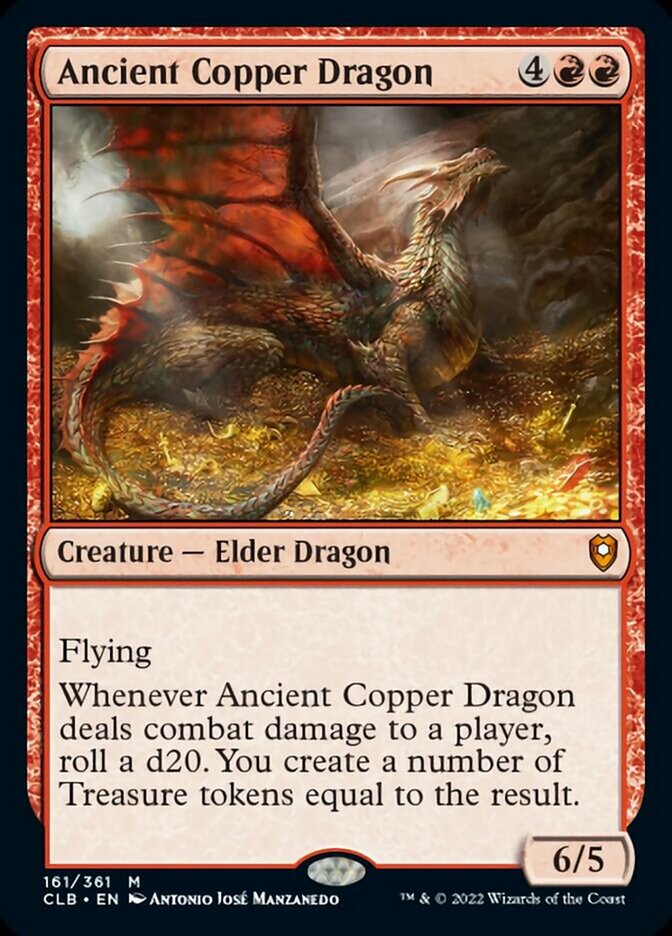 Ancient Copper Dragon [Commander Legends: Battle for Baldur's Gate] | Gam3 Escape
