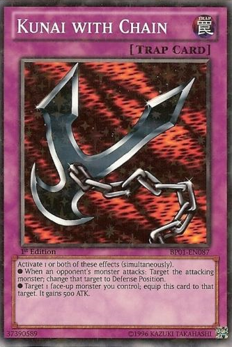 Kunai with Chain [BP01-EN087] Starfoil Rare | Gam3 Escape