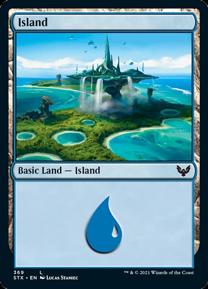 Island (#369) [Strixhaven: School of Mages] | Gam3 Escape