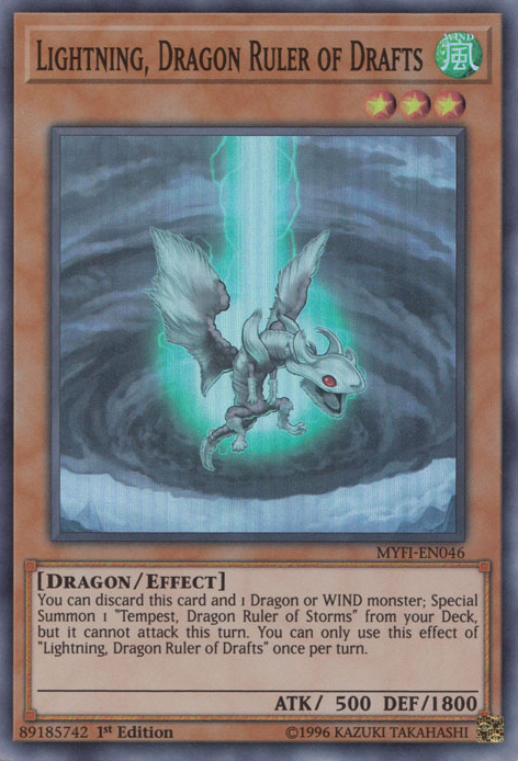 Lightning, Dragon Ruler of Drafts [MYFI-EN046] Super Rare | Gam3 Escape