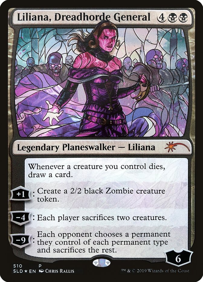 Liliana, Dreadhorde General (Stained Glass) [Secret Lair Drop Promos] | Gam3 Escape