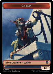 Saproling // Goblin Double-Sided Token [Commander Masters Tokens] | Gam3 Escape