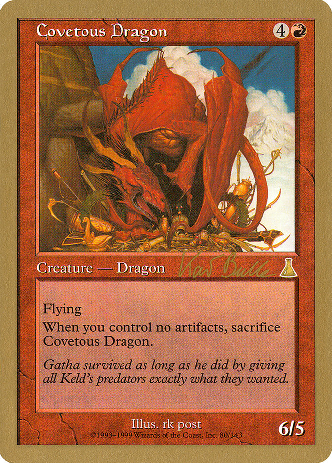 Covetous Dragon (Kai Budde) [World Championship Decks 1999] | Gam3 Escape