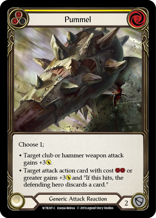 Pummel (Yellow) [WTR207-C] Alpha Print Normal | Gam3 Escape