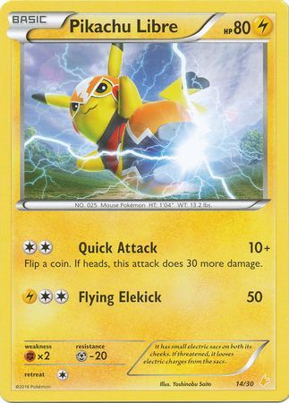 Pikachu Libre (14/30) [XY: Trainer Kit 3 - Pikachu Libre] | Gam3 Escape