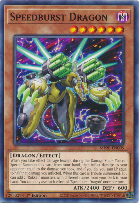 Speedburst Dragon [MP20-EN005] Common | Gam3 Escape