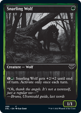 Snarling Wolf (486) [Innistrad: Double Feature] | Gam3 Escape
