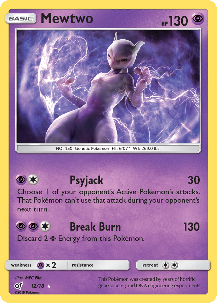 Mewtwo (12/18) [Sun & Moon: Detective Pikachu] | Gam3 Escape