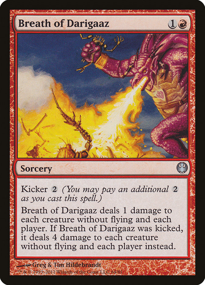 Breath of Darigaaz [Duel Decks: Knights vs. Dragons] | Gam3 Escape