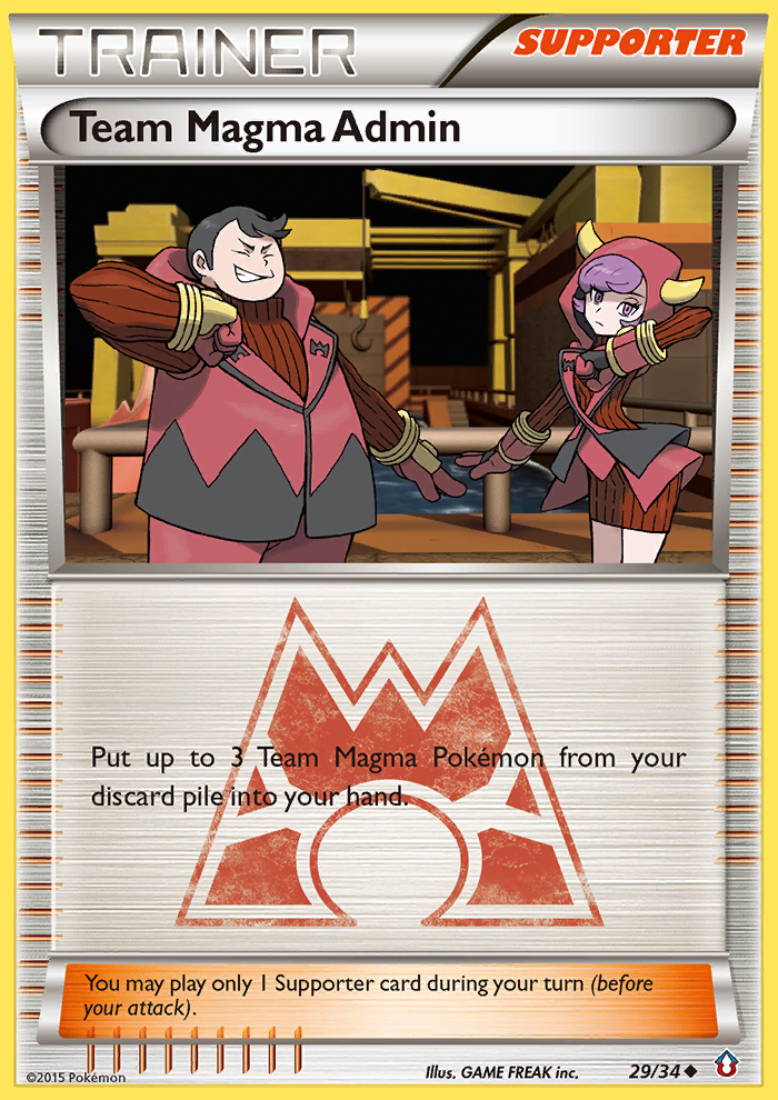 Team Magma Admin (29/34) [XY: Double Crisis] | Gam3 Escape