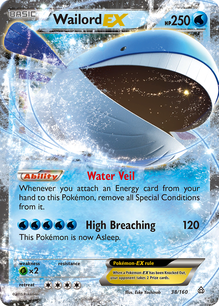 Wailord EX (38/160) [XY: Primal Clash] | Gam3 Escape