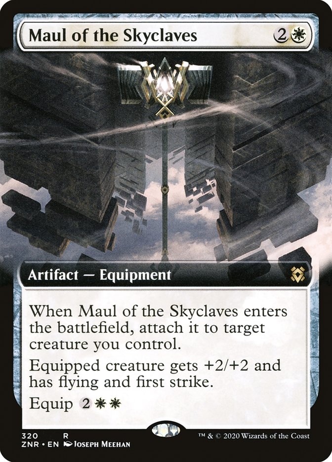 Maul of the Skyclaves (Extended Art) [Zendikar Rising] | Gam3 Escape