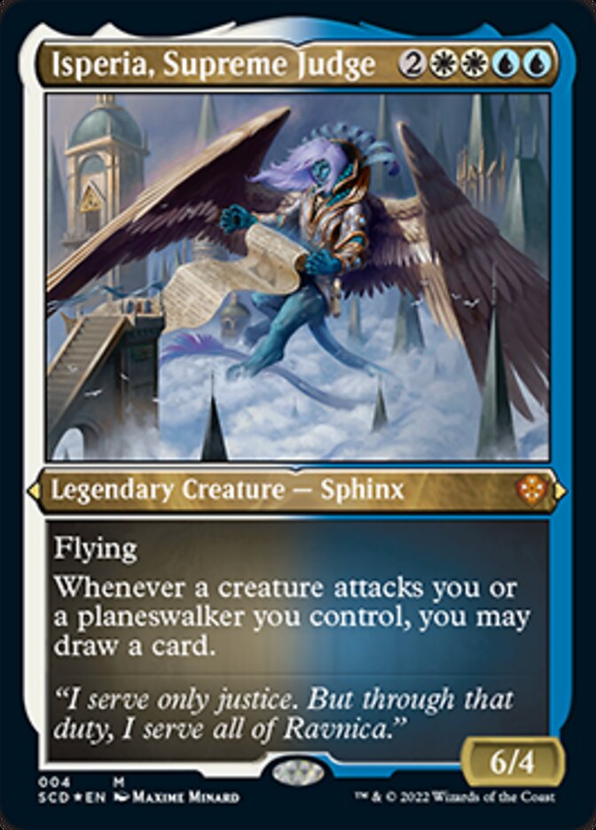 Isperia, Supreme Judge (Foil Etched) [Starter Commander Decks] | Gam3 Escape