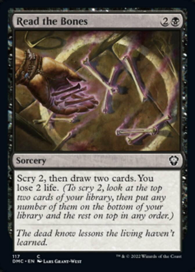 Read the Bones [Dominaria United Commander] | Gam3 Escape