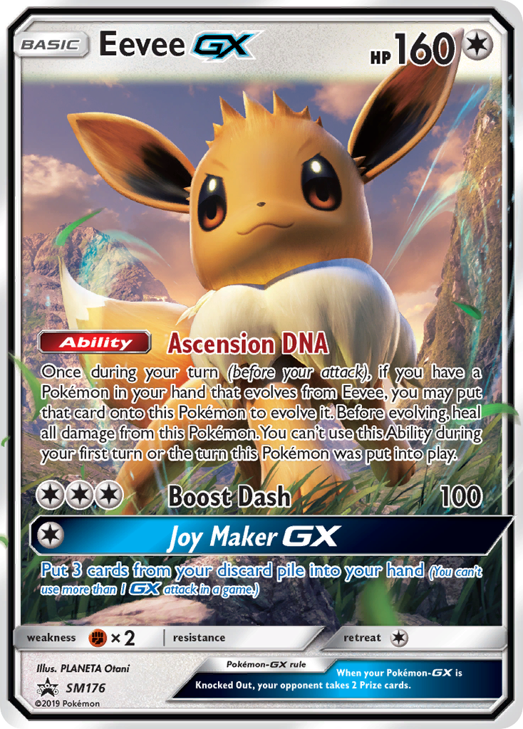 Eevee GX (SM176) (Jumbo Card) [Sun & Moon: Black Star Promos] | Gam3 Escape