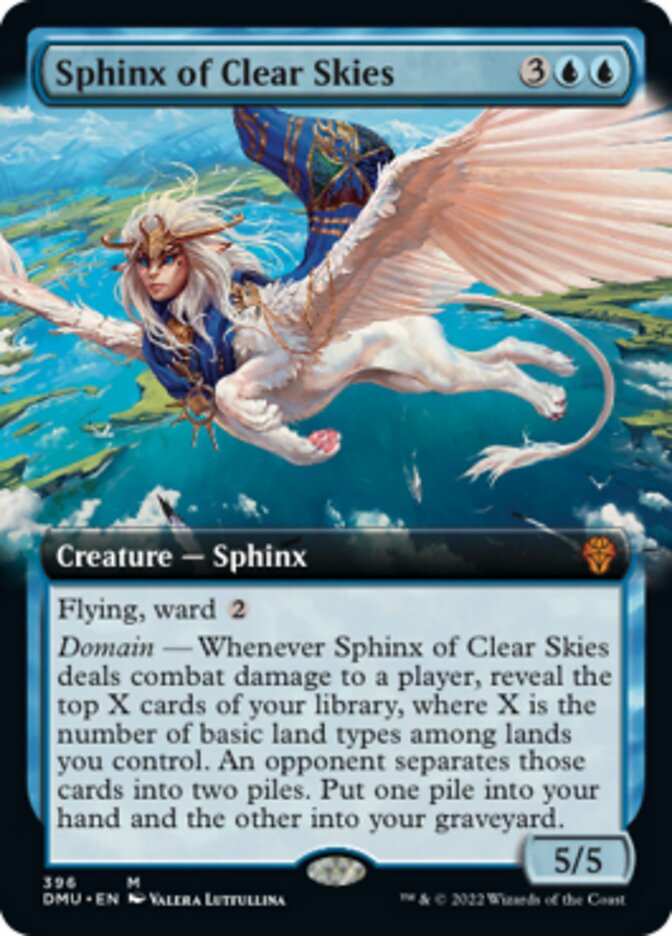 Sphinx of Clear Skies (Extended Art) [Dominaria United] | Gam3 Escape