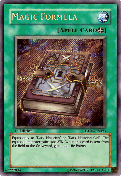 Magic Formula [GLAS-EN093] Secret Rare | Gam3 Escape